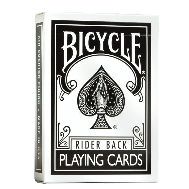 Juego de cartas Bicycle Signature Series Thin Crush, color negro
