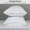 thumbnail image 4 of Lirex Microfiber Pillow Cases 20x26 Inches 2-Pack - White, Soft & Durable Bedding, 4 of 7