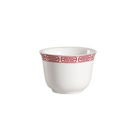 

Red Gate Cup 5 Oz. 3 Dia. X 2-1/4 H Porcelain White Red Rim 12 packs