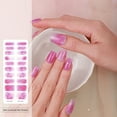 thumbnail image 2 of Semi Cured Nails Polish Stickers Gels Nails Stickers Gels Nail Strips for Woman, 2 of 20
