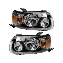 Headlight Assembly Set 2 Piece - Compatible with 2005 - 2007 Ford Escape 2006