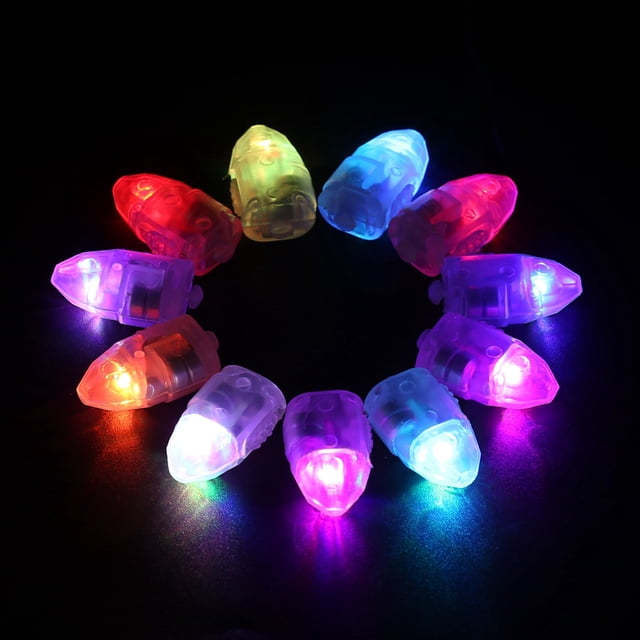 Fdit LED Decor Lights,1 Set/50Pcs Waterproof LED Lights for Paper Lantern Ballon Wedding Party Decor, Waterproof LED Lights