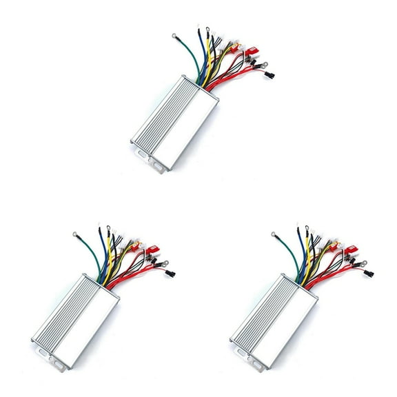3X 48V 60V 500W Hub Motor Controller 12Mos MAX 30A for Electric Bike E-Scooter Motorcycle Bldc Motor Controller