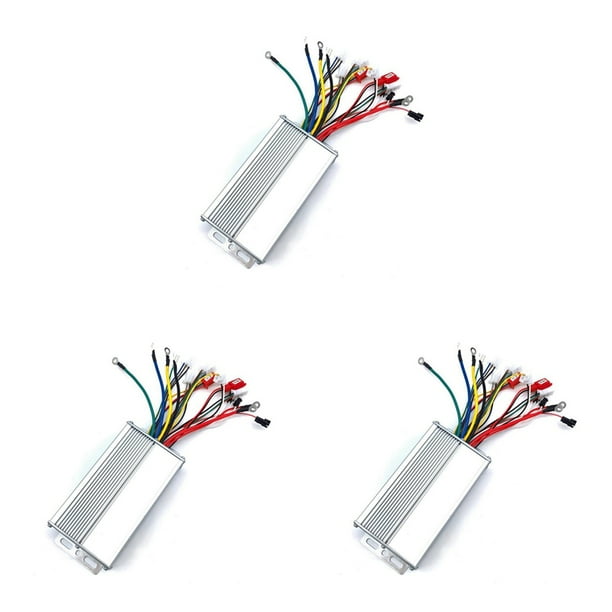 3X 48V 60V 500W Hub Motor Controller 12Mos MAX 30A para Bicicleta EléCtrica E-Scooter Motocicleta Bldc Motor Controller