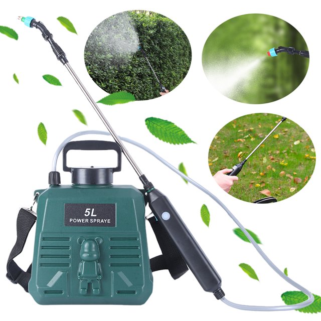 Rociador Malezas Eléctrico Aspersor Plantas Mano 5L 2000mAh para Granja Césped Y Jardín