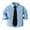 Blue, variant on Boys' Green Long Sleeve Dress Shirts Formal for Kids School Uniform Collared Button Down Shirt and Tie Set 18-24 Months