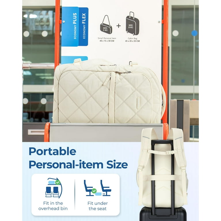Bagsmart Travel Backpack, 30L Flight Approved Carry on Backpack with Door Lock, 17.3 Inch TSA Personal Item Backpack with Shoe Bag,Suitcase for Travel Bagsmart Travel Backpack, 30L Flight Approved Carry on Backpack with Door Lock, 17.3 Inch TSA Personal Item Backpack with Shoe Bag,Suitcase for Travel