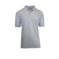 thumbnail image 3 of Mens Short Sleeve Pique Polo Shirts Uniform Fitted, 3 of 15