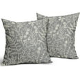 thumbnail image 2 of Grey Gray Pillow Covers 20x20 Set of 2 Vintage Floral Botanical Print Spring Flower Plant Pattern Decorative Throw Pillow Cases Outdoor Farmhouse Decor for Home Sofa Couch Bed, 2 of 6