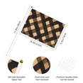 thumbnail image 2 of Handheld Flag Double-Sided Hand Waving Flag 8.2×5.5in Used For Team Activities Or Decoration In Decorative Places Argyle Plaid Brown_2 Six Piece, 2 of 8