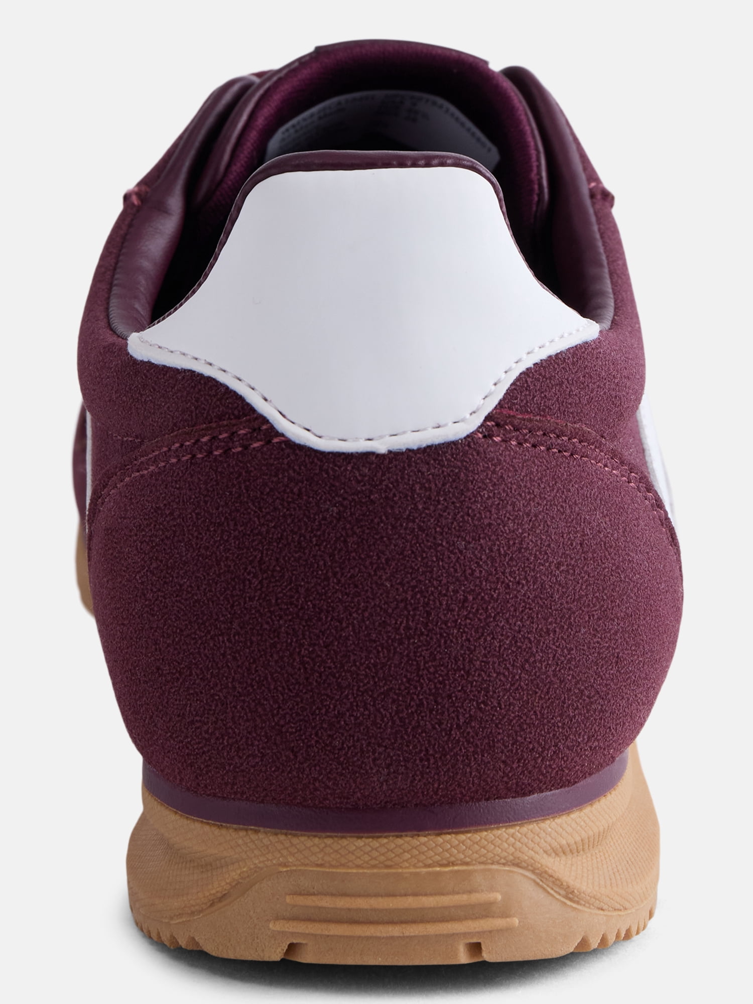 No Boundaries Women's Faux Leather and Suede Retro Inspired Lace Up Sneakers
