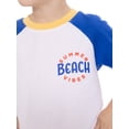 thumbnail image 3 of Wonder Nation Toddler Boys Short Sleeve Graphic Tee and Shorts Set, 2-Piece Sizes 12M-5T, 3 of 7