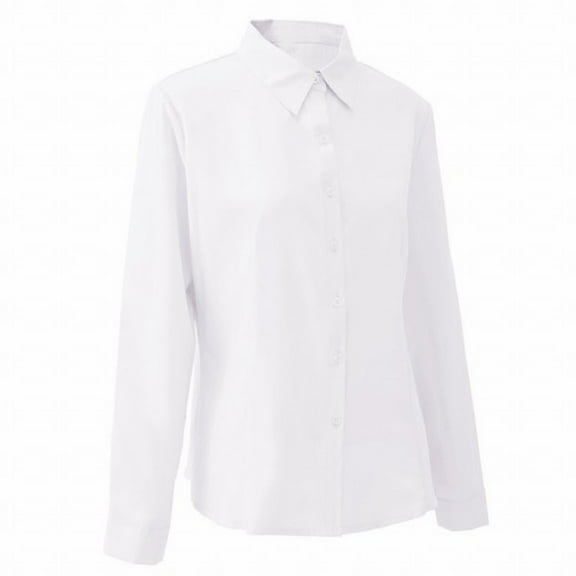 Eashery Button Down Shirts for Women Cotton Button Down Shirt Casual Button-Down Shirts Long Sleeve Long Shirts Womens Button Up Blouses (White,5X-Large)