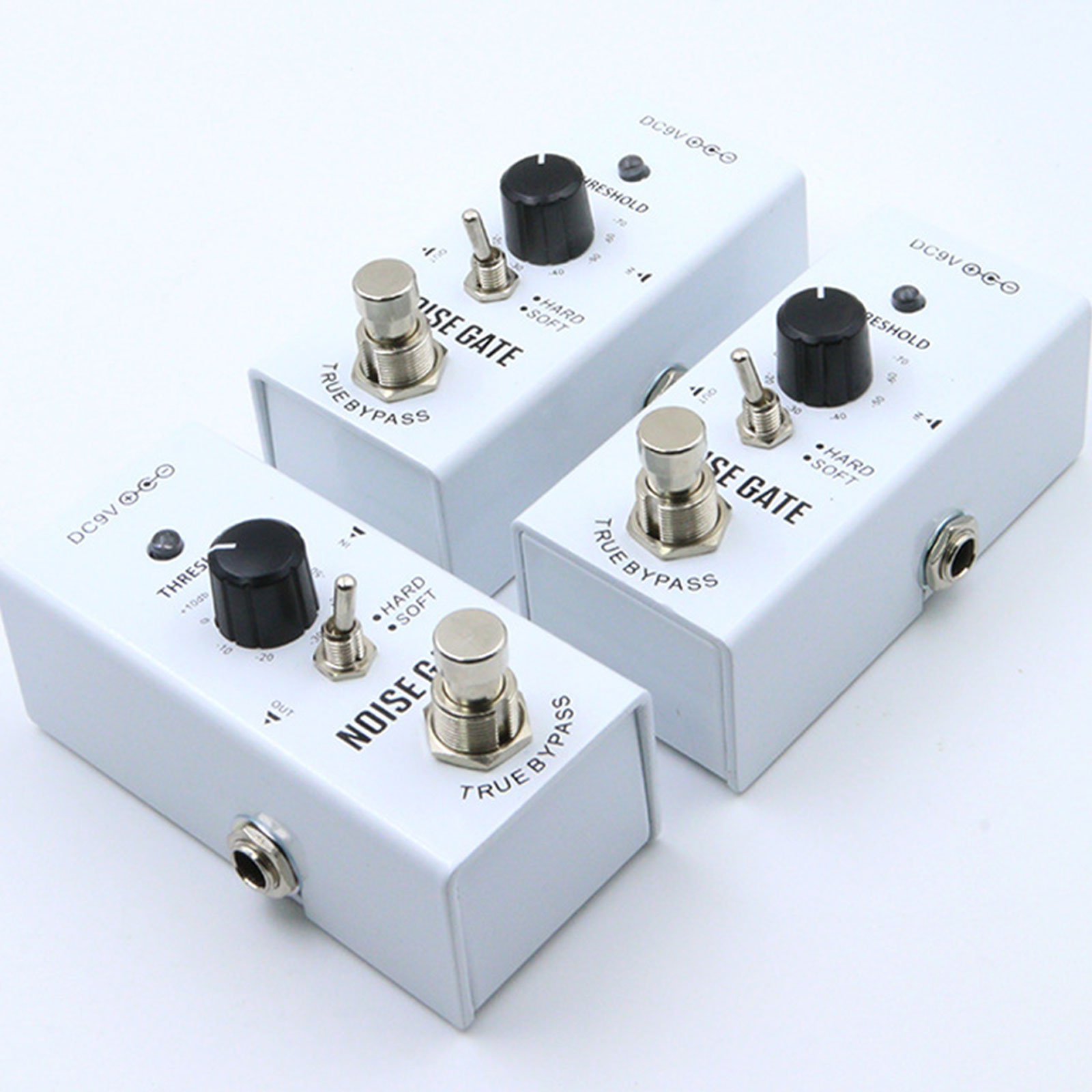 Small Noise Reduction Guitar Effect Pedal Noise Suppressor Effect Guitar Pedal Electric Guitar Accessory Metal Texture