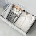 thumbnail image 5 of Windfall Underwear Socks Storage Organizer with Lids Foldable Closet Drawer Divider Linen Cotton Storage Box Bin for Socks Underwear Ties Scarves and Lingerie in Wardrobe, 5 of 7