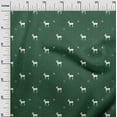 thumbnail image 3 of oneOone Cotton Poplin Twill Green Fabric Christmas Craft Projects Decor Fabric Printed By The Yard 56 Inch Wide, 3 of 6