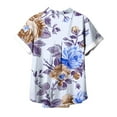 thumbnail image 4 of Mujeres Pantalones Cortos Impresos Blusas de Manga Corta Y Top Regular, Vestido de Moda de Verano Casual para Mujeres, 4 of 5