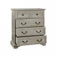 thumbnail image 3 of PORKISS 5 Drawer Dresser for Bedroom, Wood Chest of Drawers with Metal Handle, Farmhouse Modern Storage Cabinet Dresser Organizer for Living Room, Closet, Hallway, Grey, 3 of 7