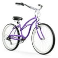 thumbnail image 2 of Firmstrong Urban Lady, 26", Women's, Seven Speed, Purple, 2 of 3