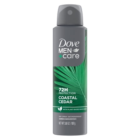 Dove Men Care Dry Spray Antiperspirant Deodorant Cedarwood   Tonka, 3.8 oz