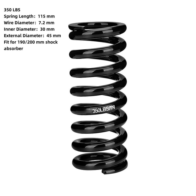 Amortisseur à Ressort 350-650 LBS KS 291R 260 Absorption des Chocs Couleur Noire Performance Durable Maintien de la Performance