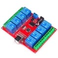 thumbnail image 2 of 12V 8 Channel USB Relays Control Switches Programmable Computer Control Switches For Home PC Intelligent Controller, 2 of 8