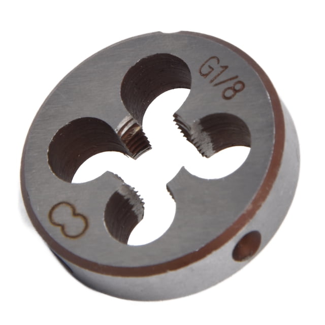 Troquel redondo G1/8 UNC troquel de rosca herramienta de roscado para procesamiento general de roscas diámetro exterior de 30 mm/118 pulgadas ANGGREK Otros
