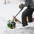 thumbnail image 6 of Greenworks 80V 12" Cordless Brushless Snow Shovel with 2.0 Ah Battery 2600602, 6 of 12