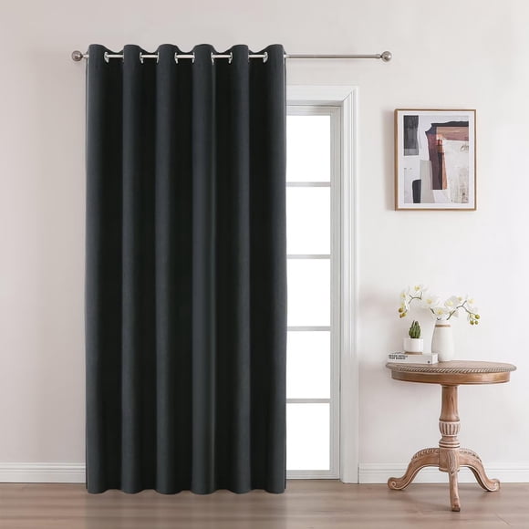 Cortinas Blackout Joydeco Gris Carbón 229x229 cm 1 Panel