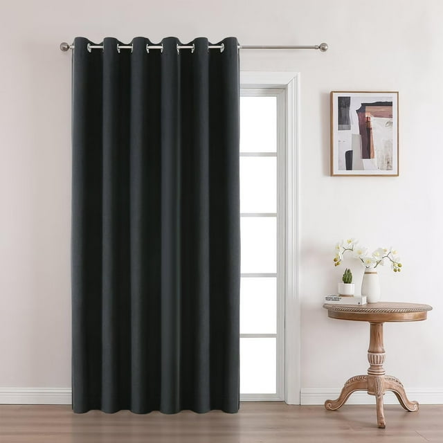 Cortina Joydeco térmica opaca gris carbón 254x305 cm