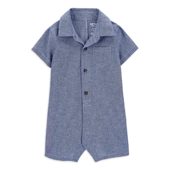 Carter's Child of Mine Baby Boy Romper, One-Piece, Sizes 0/3-12 Months