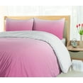 thumbnail image 5 of Ambesonne Ombre Duvet Cover Set, Dreamy Modern Design, 2-Calking, Pink White, 5 of 7