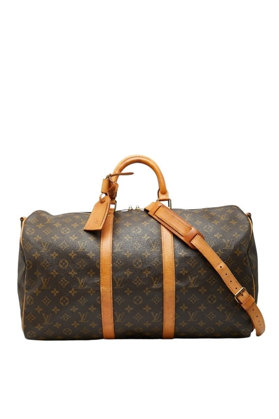 Pre-Owned Louis Vuitton Monogram Keepall Bandouliere 50 Boston/Shoulder Bag, 2-Way, M41416,...
