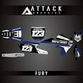 thumbnail image 3 of Attack Graphics Custom Fury Complete Bike Graphics Kit for Yamaha YZ250FX 2019, 3 of 4