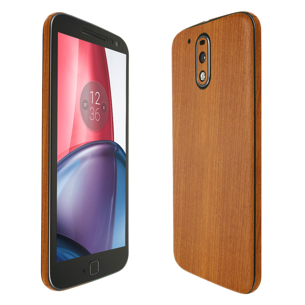 Schiereiland nieuwigheid toevoegen aan Skinomi Light Wood Skin & Screen Protector for Motorola Moto G4 Plus -  Walmart.com