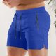 thumbnail image 2 of Pantalones de gimnasio ajustados para hombre - Poliéster elástico para correr - Ligeros y transpirables - Entrenamientos de verano, S-XXL, 2 of 5