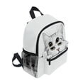 thumbnail image 2 of FORMRS School Backpack with Front Zippered Pocket 12" Student Travel Daypack, White Cat, 2 of 6