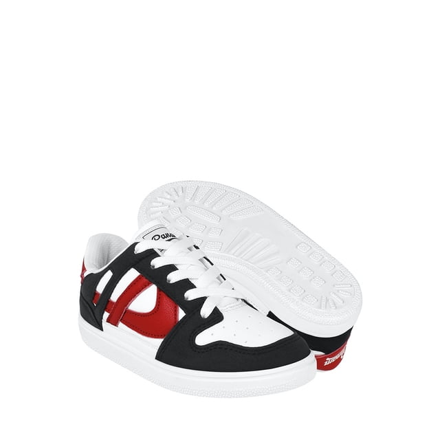 TENIS PANAM NIÑO 0116891170 SIMIPIEL BLANCO/NEGRO