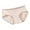 Pink, variant on Rohuuque Cotton Underwear for Women Mid Waist Hipster Panties Briefs Soft Stretch Breathable Comfort Bikini Underwear Beige