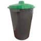 thumbnail image 2 of Bote para Basura para la Oficina RecyX 3 Pzs 50lts 51.7x81.5cm Polietileno Color Gris Tapa Verde., 2 of 2