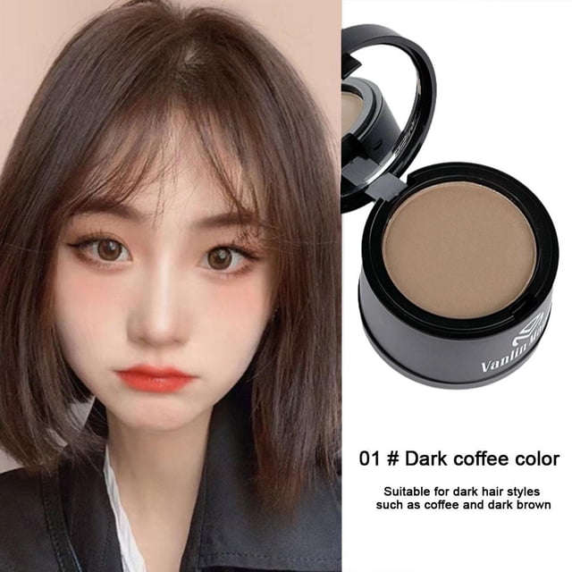 Waterproof Hairline Filling Powder Concealer for Thinning Hair, Forehead & Scalp Coverage, Root Touch-Up, Instant White Hair Shadow, Natural Finish