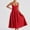 #Red, variant on DPTALR George Women's Floral Corset Dress, Boho, Spaghetti Strap, Lace Up, Casual, Midi, with Pockets, Low Cut, Flowy, Bustier Sundress,#Black,Size L