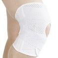 thumbnail image 3 of Knee Brace Ultra Thin Breathable Support Pads Patella Stabilization Meniscus Recovery White Single, 3 of 8