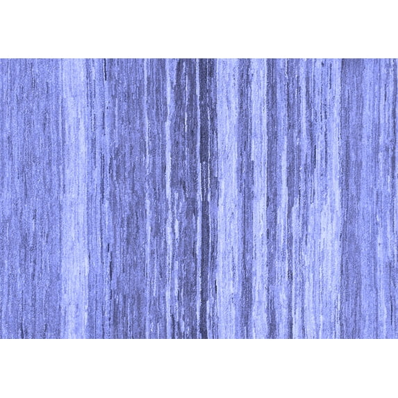 Ahgly Company Machine Washable Indoor Rectangle Abstract Blue Modern Area Rugs, 8' x 12'