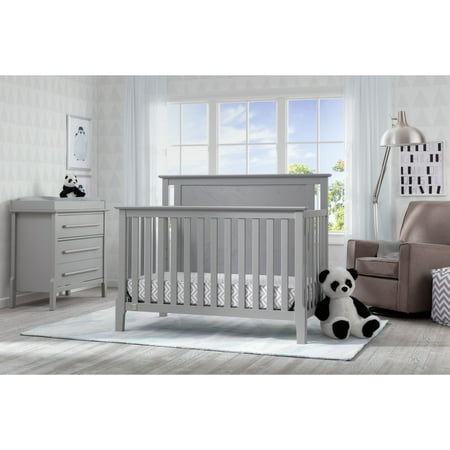 Serta Mid Century Modern Lifestyle 4 In 1 Convertible Crib Grey Serta Mid Century Modern Lifestyle 4 In 1 Convertible Crib Grey