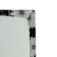 thumbnail image 3 of Ambesonne Floral Design Fitted Sheet, Boho Monochrome Bloom, Full Size, Charcoal Grey White, 3 of 5
