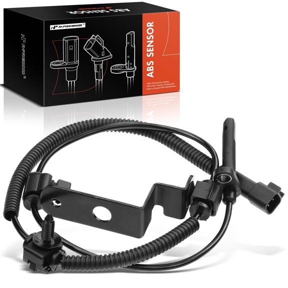 A-Premium ABS Wheel Speed Sensor Compatible with Cadillac Models - CTS 2010 2011 2012 2013 2014, AWD - Front Driver or Passenger Side, Replace# 15855539, 25996839