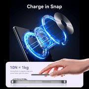Kuulaa Ultra-Thin 5000mAh Magnetic Power Bank, 20W Fast Charging Mirror Design Compatible for iPhone17/16/15/14/13,Samsung/Android