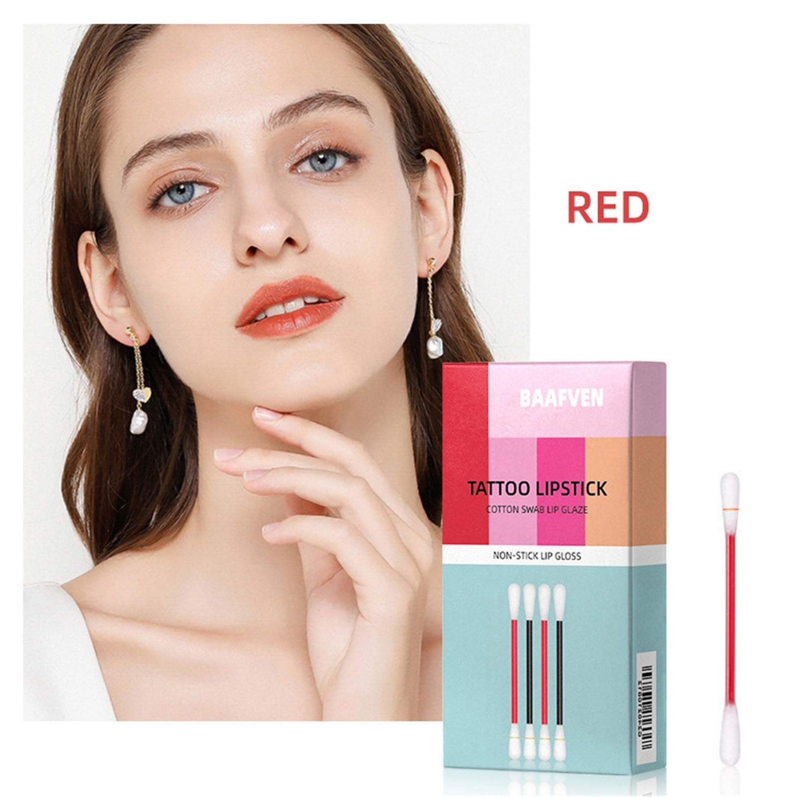 Ounabing Lipstick Women's Cotton Swabs Lipstick, Cigarettes Lipstick