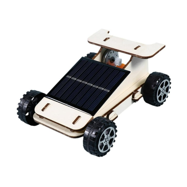 Juguete de rompecabezas de construcción 3D, kit de coche solar de madera para bricolaje, edad de 7 a 14 años, ensamblaje educativo de bricolaje para n
